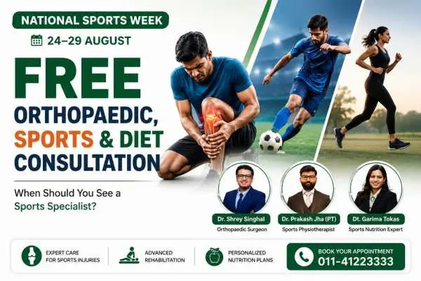 Free Orthopedic, Sports & Diet Consultation: When Should You See a Sports Specialist?