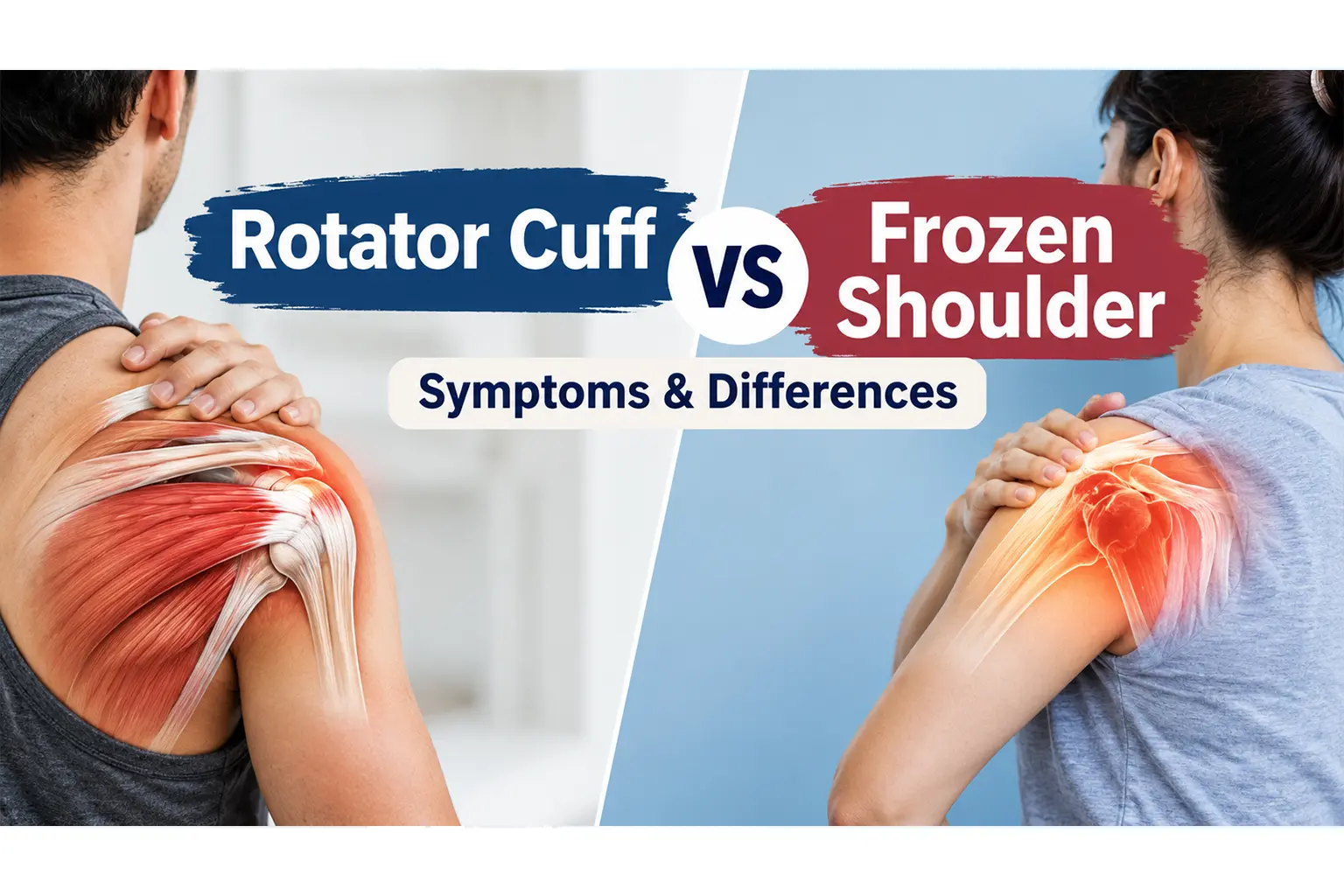 Rotator Cuff Tendonitis vs. Frozen Shoulder: How to Tell the Difference
