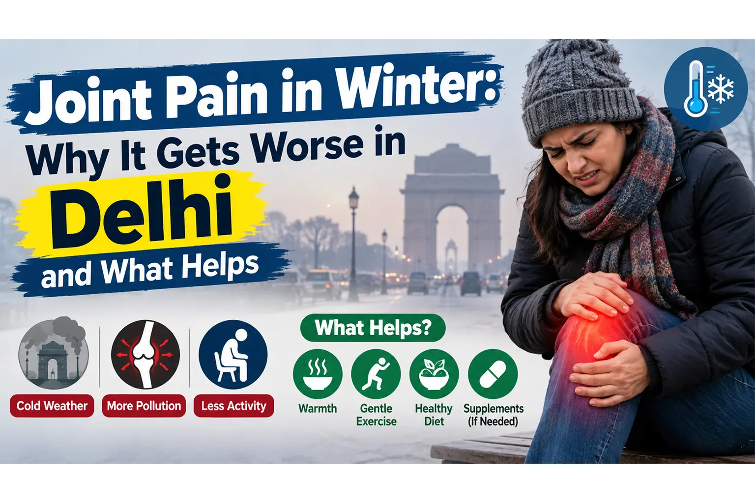 Joint Pain in Winter: Why It Gets Worse in Delhi and What Helps