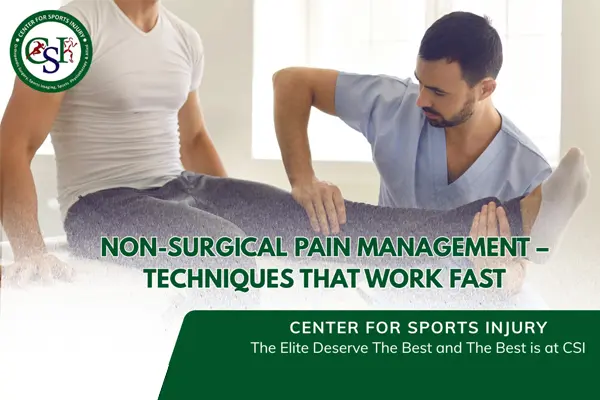 Non-Surgical Pain Management – Techniques That Work Fast