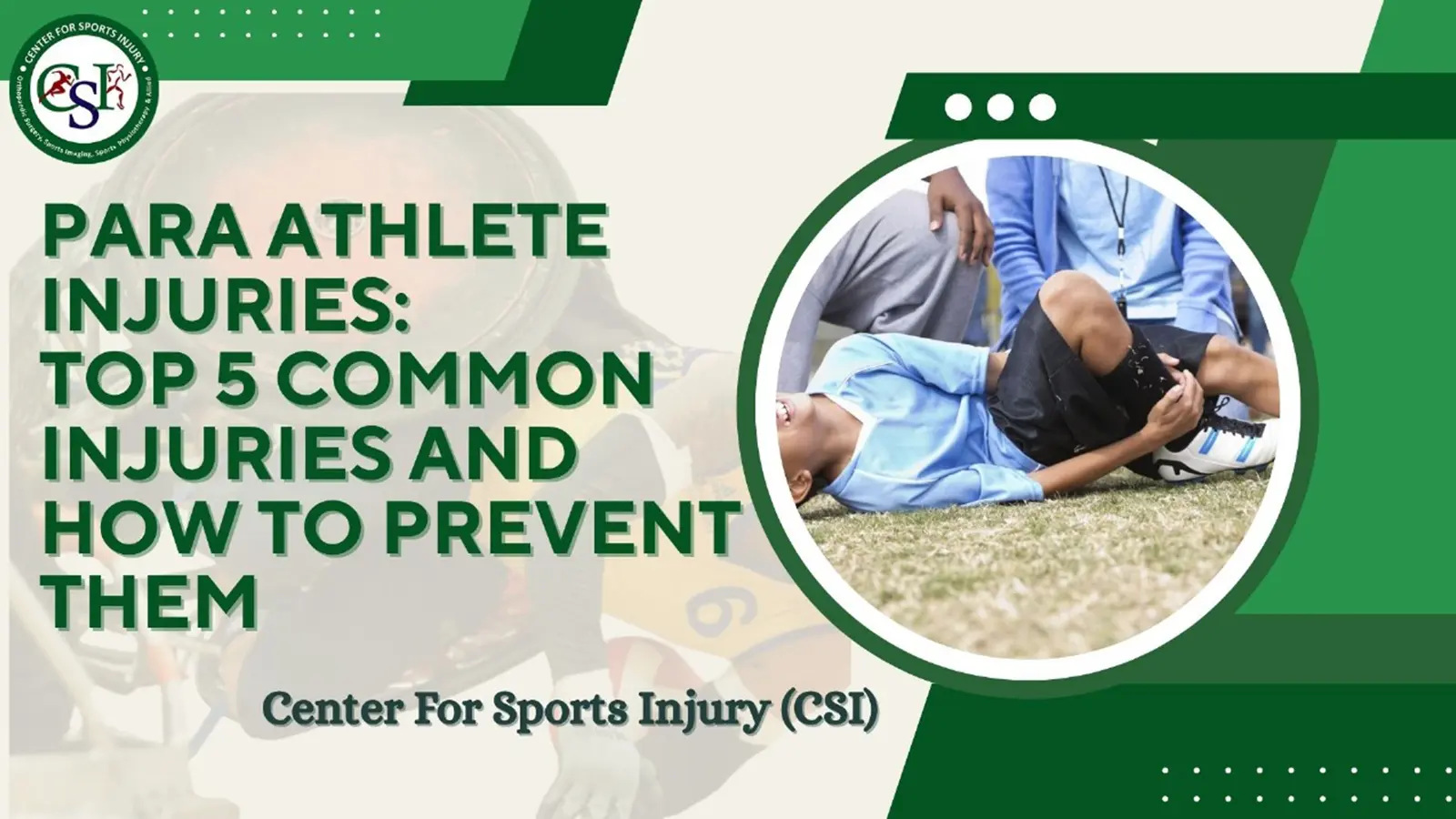 Para Athlete Injuries: Top 5 Common Injuries and How to Prevent Them
