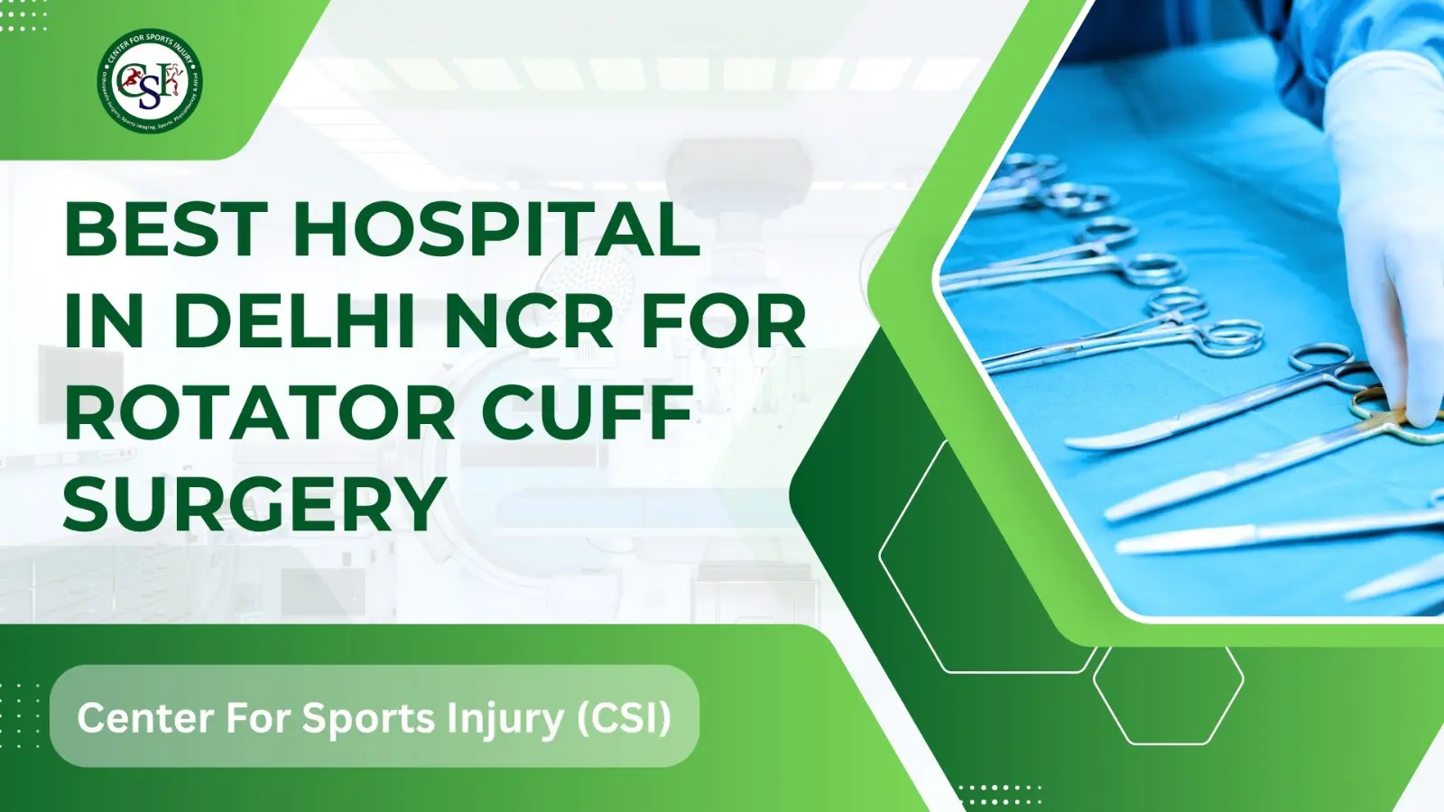 Rotator cuff surgery at Center for Sports Injury Delhi NCR Dr.Pushpinder Singh Bajaj orthopedic surgeon Delhi Arthroscopic shoulder surgery Delhi NCR Shoulder physiotherapy after rotator cuff surgery