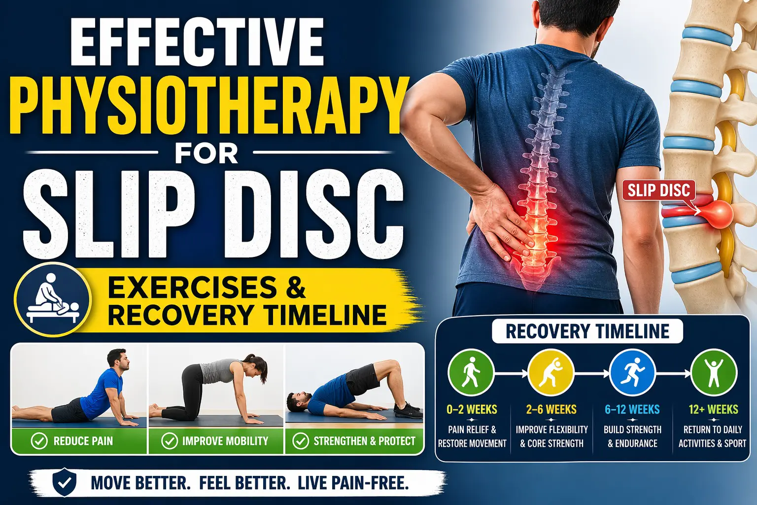 Effective Physiotherapy for Slip Disc: Exercises & Recovery Timeline