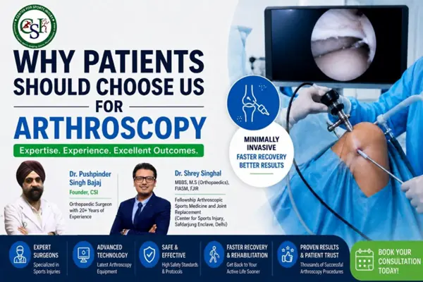 Why Patients Should Choose Us for Arthroscopy | Center for Sports Injury