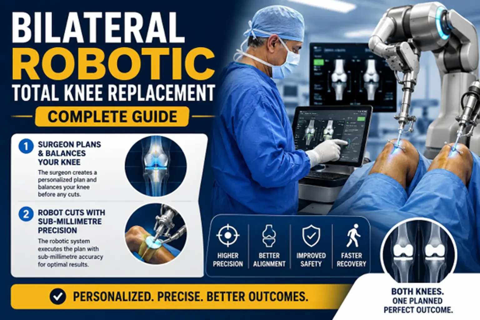 Bilateral Robotic Total Knee Replacement